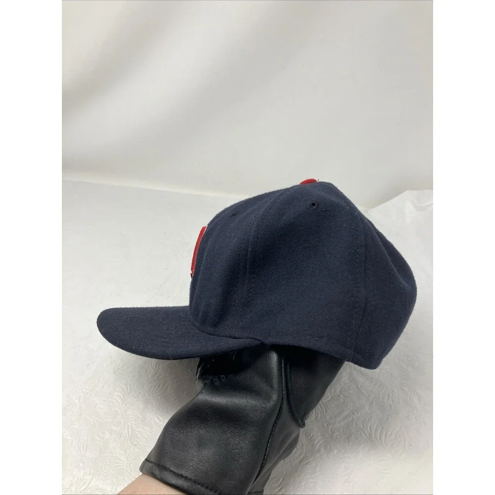 Minnesota Twins New Era 59Fifty Fitted Hat Cap 7-5/8 Cool Base Blue Retro Logo